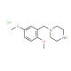 1-(2,5-Dimethoxybenzyl)piperazine hydrochloride (CAS 374897-99-1) - chemical structure image