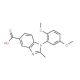 1-(2,5-Dimethoxyphenyl)-2-methyl-1H-benzimidazole-5-carboxylic acid - chemical structure image