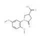 1-(2,5-dimethoxyphenyl)-5-oxopyrrolidine-3-carboxylic acid - chemical structure image