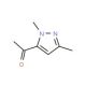 1-(2,5-Dimethyl-2H-pyrazol-3-yl)-ethanone (CAS 87375-38-0) - chemical structure image