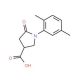 1-(2,5-dimethylphenyl)-5-oxopyrrolidine-3-carboxylic acid (CAS 63674-68-0) - chemical structure image