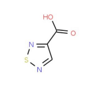 1,2,5-Thiadiazole-3-carboxylic acid (CAS 13368-86-0) - chemical structure image