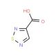 1,2,5-Thiadiazole-3-carboxylic acid (CAS 13368-86-0) - chemical structure image