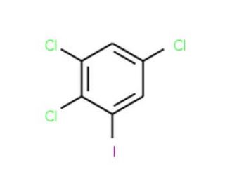 1,2,5-Trichloro-3-iodobenzene (CAS 216393-66-7) - chemical structure image