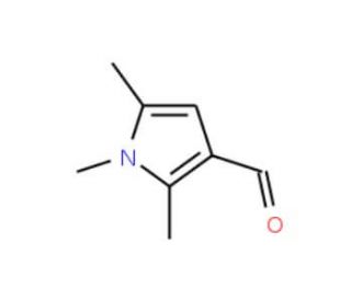 1,2,5-Trimethyl-1H-pyrrole-3-carbaldehyde (CAS 5449-87-6) - chemical structure image