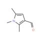 1,2,5-Trimethyl-1H-pyrrole-3-carbaldehyde (CAS 5449-87-6) - chemical structure image