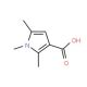 1,2,5-Trimethyl-1H-pyrrole-3-carboxylic acid (CAS 175276-50-3) - chemical structure image