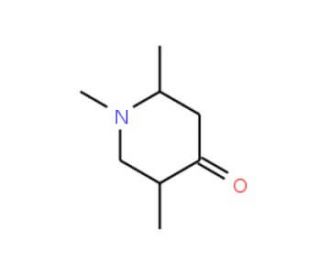 1,2,5-trimethylpiperidin-4-one (CAS 7516-33-8) - chemical structure image