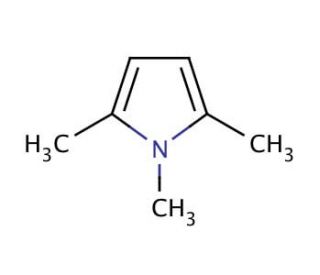 1,2,5-Trimethylpyrrole (CAS 930-87-0) - chemical structure image