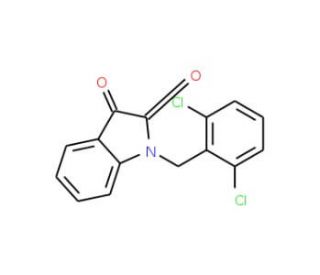1-(2,6-Dichlorobenzyl)-1H-indole-2,3-dione - chemical structure image