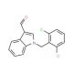 1-(2,6-Dichlorobenzyl)-1H-indole-3-carbaldehyde - chemical structure image
