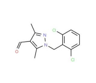 1-(2,6-dichlorobenzyl)-3,5-dimethyl-1H-pyrazole-4-carbaldehyde - chemical structure image