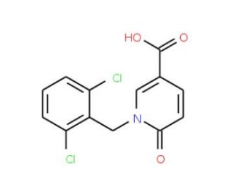 1-(2,6-Dichlorobenzyl)-6-oxo-1,6-dihydro-3-pyridinecarboxylic acid - chemical structure image