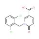 1-(2,6-Dichlorobenzyl)-6-oxo-1,6-dihydro-3-pyridinecarboxylic acid - chemical structure image