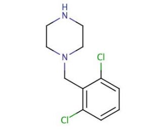 1-(2,6-Dichlorobenzyl)piperazine (CAS 102292-50-2) - chemical structure image