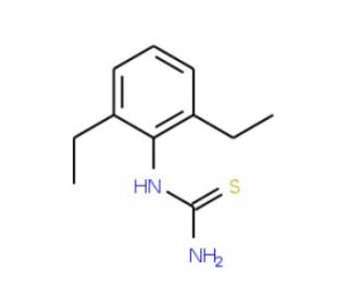 1-(2,6-Diethylphenyl)-2-thiourea (CAS 25343-30-0) - chemical structure image