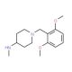 1-(2,6-Dimethoxybenzyl)-N-methylpiperidine-4-amine (CAS 397245-00-0) - chemical structure image
