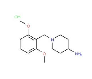 1-(2,6-Dimethoxybenzyl)piperidin-4-aminehydrochloride - chemical structure image