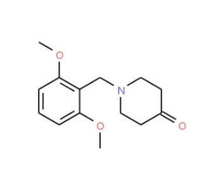 1-(2,6-Dimethoxybenzyl)piperidin-4-one - chemical structure image