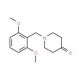 1-(2,6-Dimethoxybenzyl)piperidin-4-one - chemical structure image
