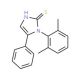 1-(2,6-dimethylphenyl)-5-phenyl-1H-imidazole-2-thiol - chemical structure image