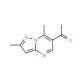 1-(2,7-dimethylpyrazolo[1,5-a]pyrimidin-6-yl)ethanone (CAS 130506-85-3) - chemical structure image