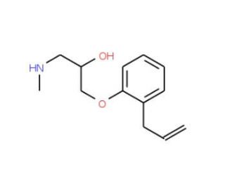 1-(2-Allyl-phenoxy)-3-methylamino-propan-2-ol (CAS 78510-05-1) - chemical structure image