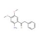 1-(2-Amino-4,5-dimethoxy-phenyl)-2-phenyl-ethanone - chemical structure image
