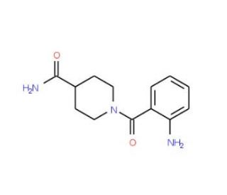1-(2-aminobenzoyl)piperidine-4-carboxamide - chemical structure image