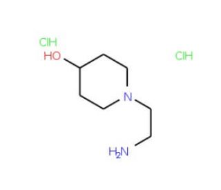 1-(2-Aminoethyl)-4-piperidinol 2HCl (CAS 110484-18-9) - chemical structure image