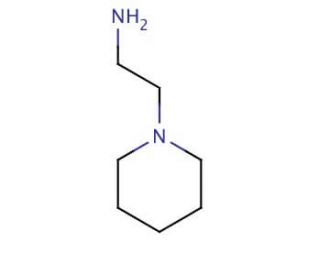 1-(2-Aminoethyl)piperidine (CAS 27578-60-5) - chemical structure image
