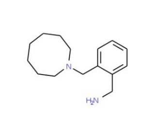1-[2-(azocan-1-ylmethyl)phenyl]methanamine - chemical structure image