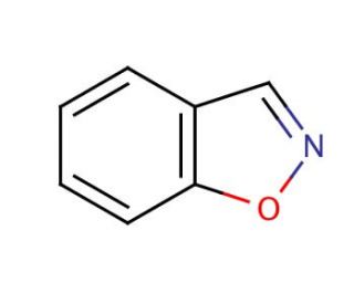 1,2-Benzisoxazole (CAS 271-95-4) - chemical structure image