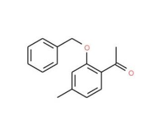 1-[2-(benzyloxy)-4-methylphenyl]ethanone (CAS 58110-89-7) - chemical structure image