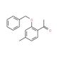 1-[2-(benzyloxy)-4-methylphenyl]ethanone (CAS 58110-89-7) - chemical structure image