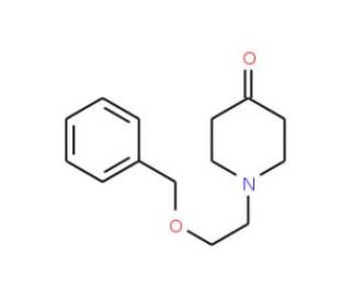 1-[2-(Benzyloxy)ethyl]tetrahydro-4(1H)-pyridinone - chemical structure image