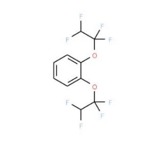 1,2-Bis(1,1,2,2-tetrafluoroethoxy)benzene (CAS 4063-48-3) - chemical structure image