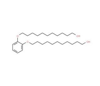 1,2-Bis-(11-hydroxyundecyloxy)benzene (CAS 123934-38-3) - chemical structure image