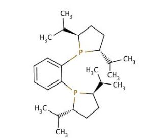 (&plus;)-1,2-Bis[(2R,5R)-2,5-diisopropylphospholano]benzene (CAS 136705-65-2) - chemical structure image