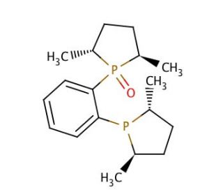 1,2-Bis[(2R,5R)-2,5-dimethylphospholano]benzene monooxide (CAS 638132-66-8) - chemical structure image