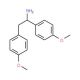 1,2-Bis-(4-methoxy-phenyl)-ethylamine (CAS 62402-45-3) - chemical structure image