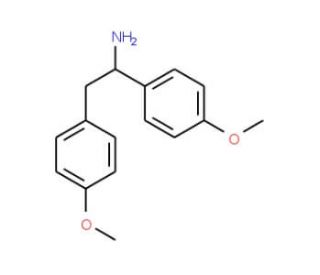1,2-bis(4-methoxyphenyl)ethanamine (CAS 062402-45-3) - chemical structure image