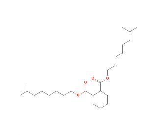 1,2-Bis(7-methyloctyl)cyclohexyl-1,2-dicarboxylate (CAS 318292-43-2) - chemical structure image