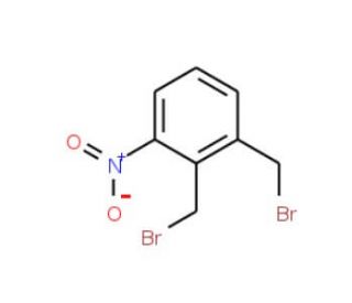 1,2-Bis(bromomethyl)-3-nitrobenzene (CAS 66126-16-7) - chemical structure image