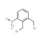 1,2-Bis(bromomethyl)-3-nitrobenzene (CAS 66126-16-7) - chemical structure image