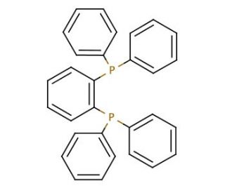 1,2-Bis(diphenylphosphino)benzene (CAS 13991-08-7) - chemical structure image