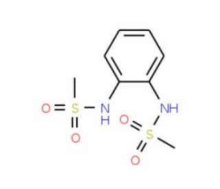 1,2-Bis(methanesulfonamido)benzene (CAS 7596-80-7) - chemical structure image