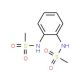1,2-Bis(methanesulfonamido)benzene (CAS 7596-80-7) - chemical structure image
