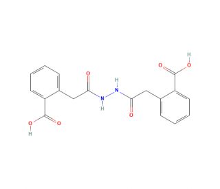 1,2-Bis[(O-carboxyphenylacetyl)hydrazine (CAS 1088425-79-9) - chemical structure image