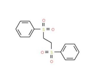 1,2-Bis(phenylsulfonyl)ethane (CAS 599-94-0) - chemical structure image